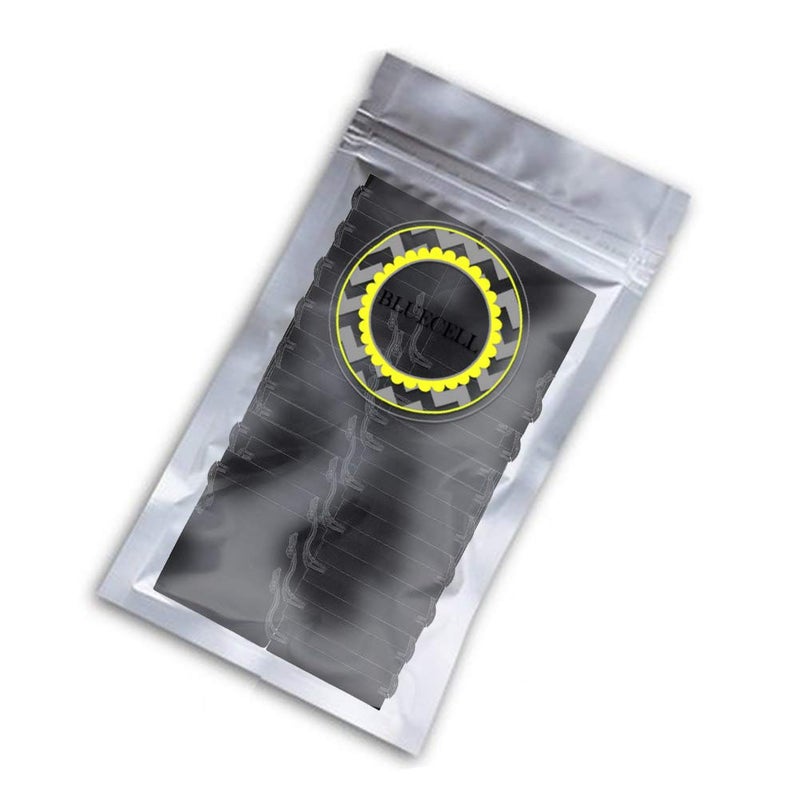 BCP BLUECELL Pack of 20pcs 3" X 4" Velvet Drawstring Cloth Jewelry / Gift / Headphones Bag / Pouches (Black) - Image 5